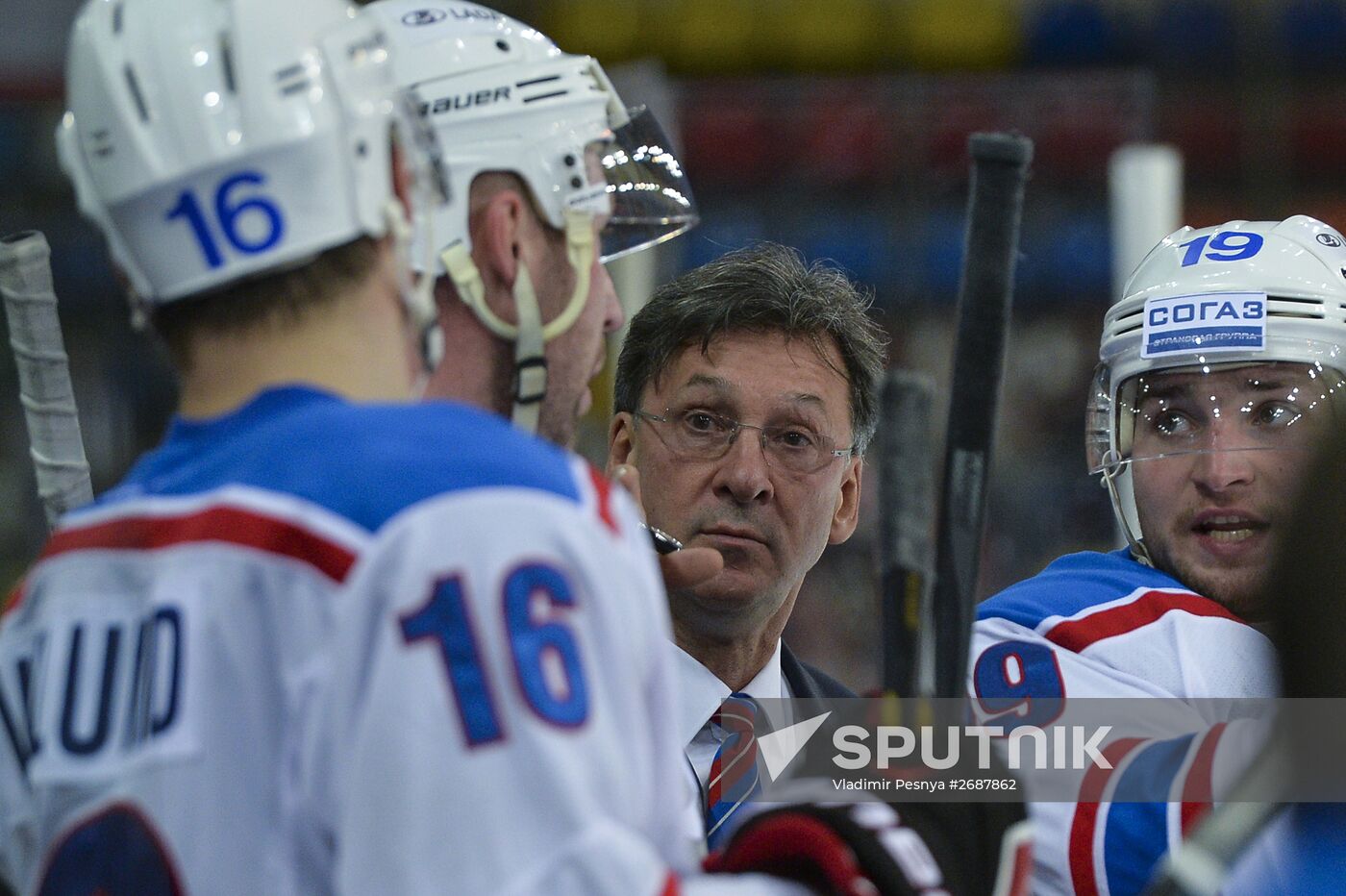 Kontinental Hockey League. Spartak vs. Lada