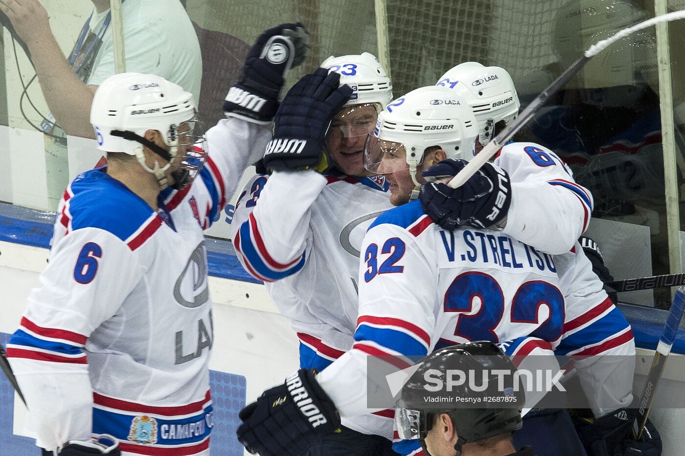 Kontinental Hockey League. Spartak vs. Lada