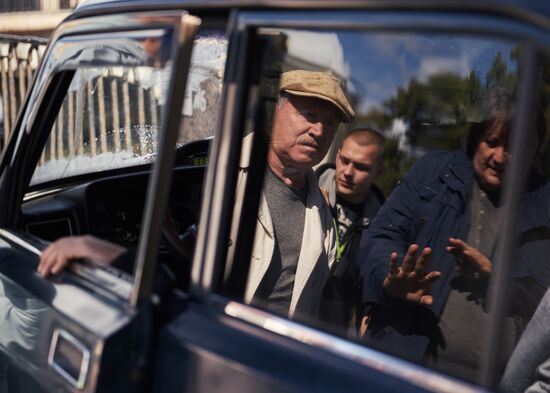 Shooting of Alexander Veledinsky's "V Keiptaunskom Portu" ("In the Port of Cape Town")