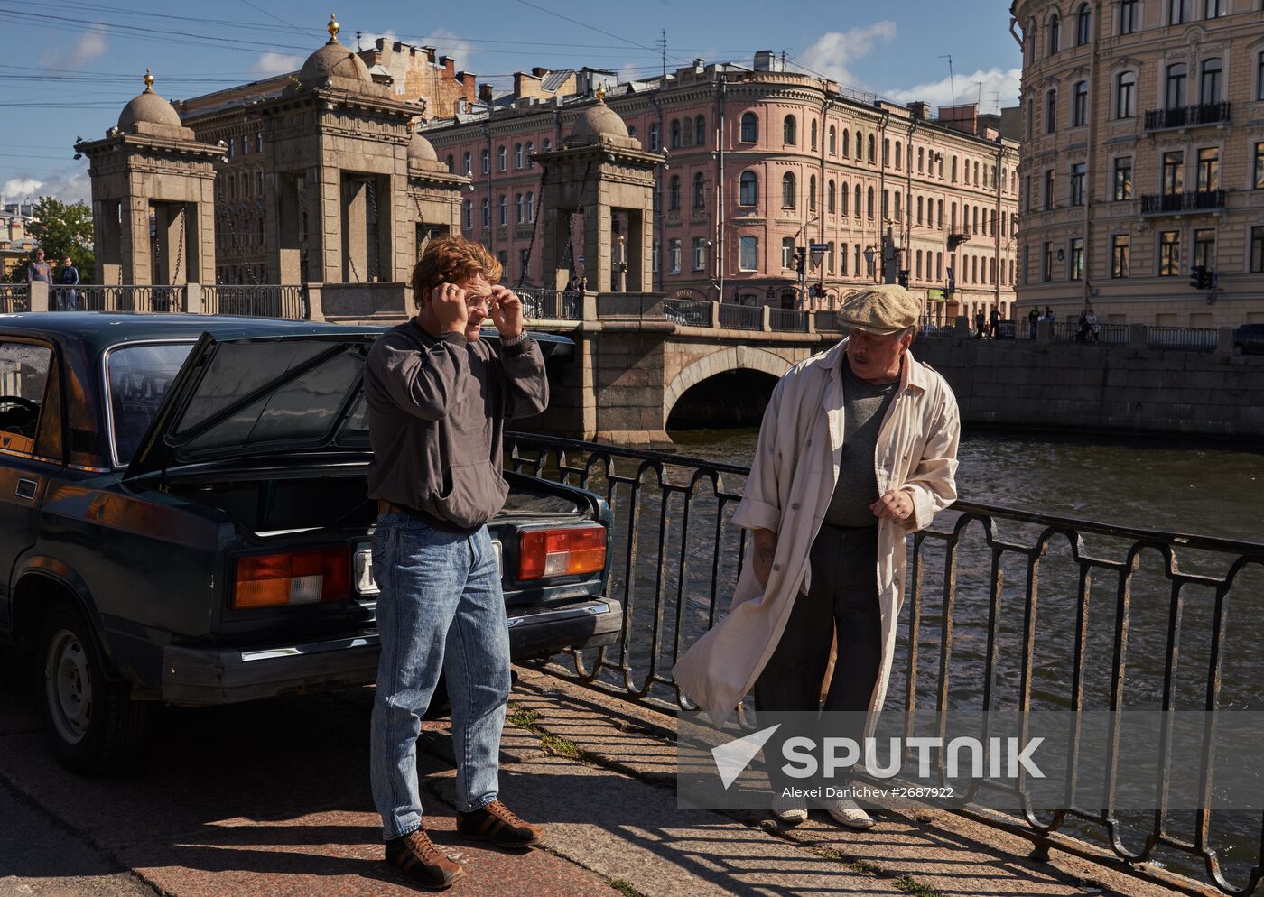 Shooting of Alexander Veledinsky's "V Keiptaunskom Portu" ("In the Port of Cape Town")