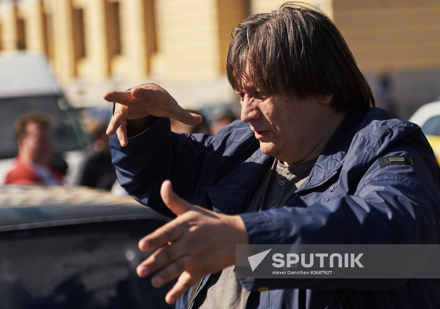 Shooting of Alexander Veledinsky's "V Keiptaunskom Portu" ("In the Port of Cape Town")