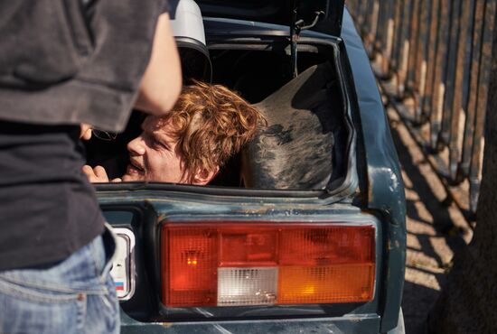 Shooting of Alexander Veledinsky's "V Keiptaunskom Portu" ("In the Port of Cape Town")