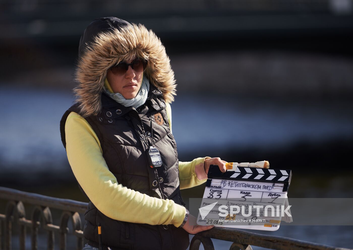 Shooting of Alexander Veledinsky's "V Keiptaunskom Portu" ("In the Port of Cape Town")