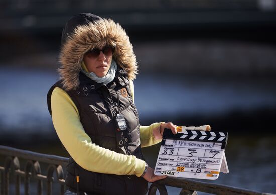 Shooting of Alexander Veledinsky's "V Keiptaunskom Portu" ("In the Port of Cape Town")