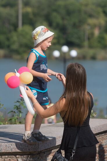 Celebration of Miners' and City Day in Donetsk