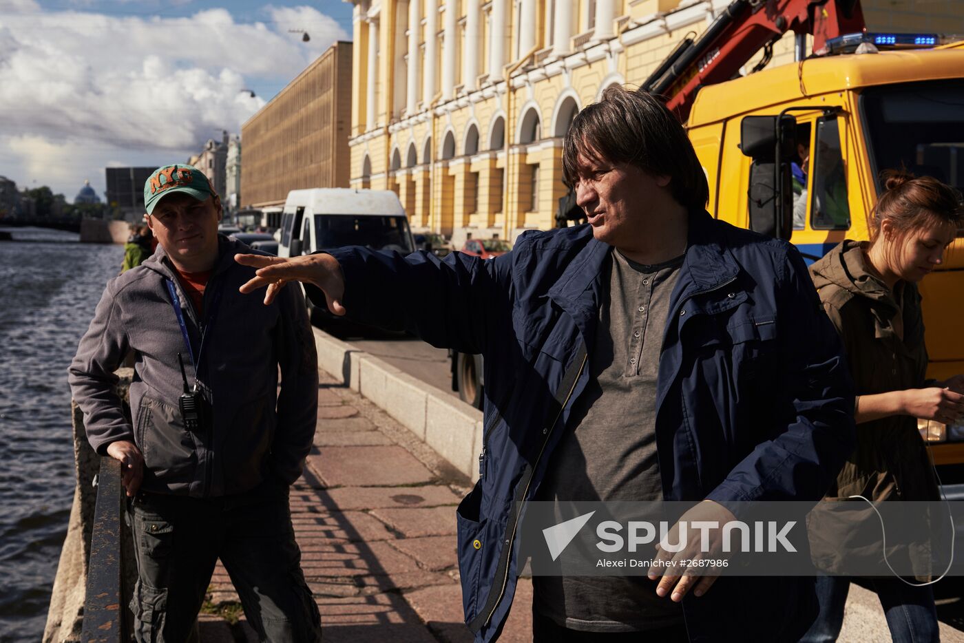 Shooting of Alexander Veledinsky's "V Keiptaunskom Portu" ("In the Port of Cape Town")