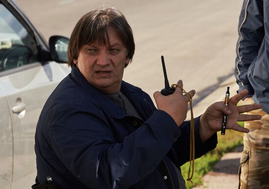 Shooting of Alexander Veledinsky's "V Keiptaunskom Portu" ("In the Port of Cape Town")