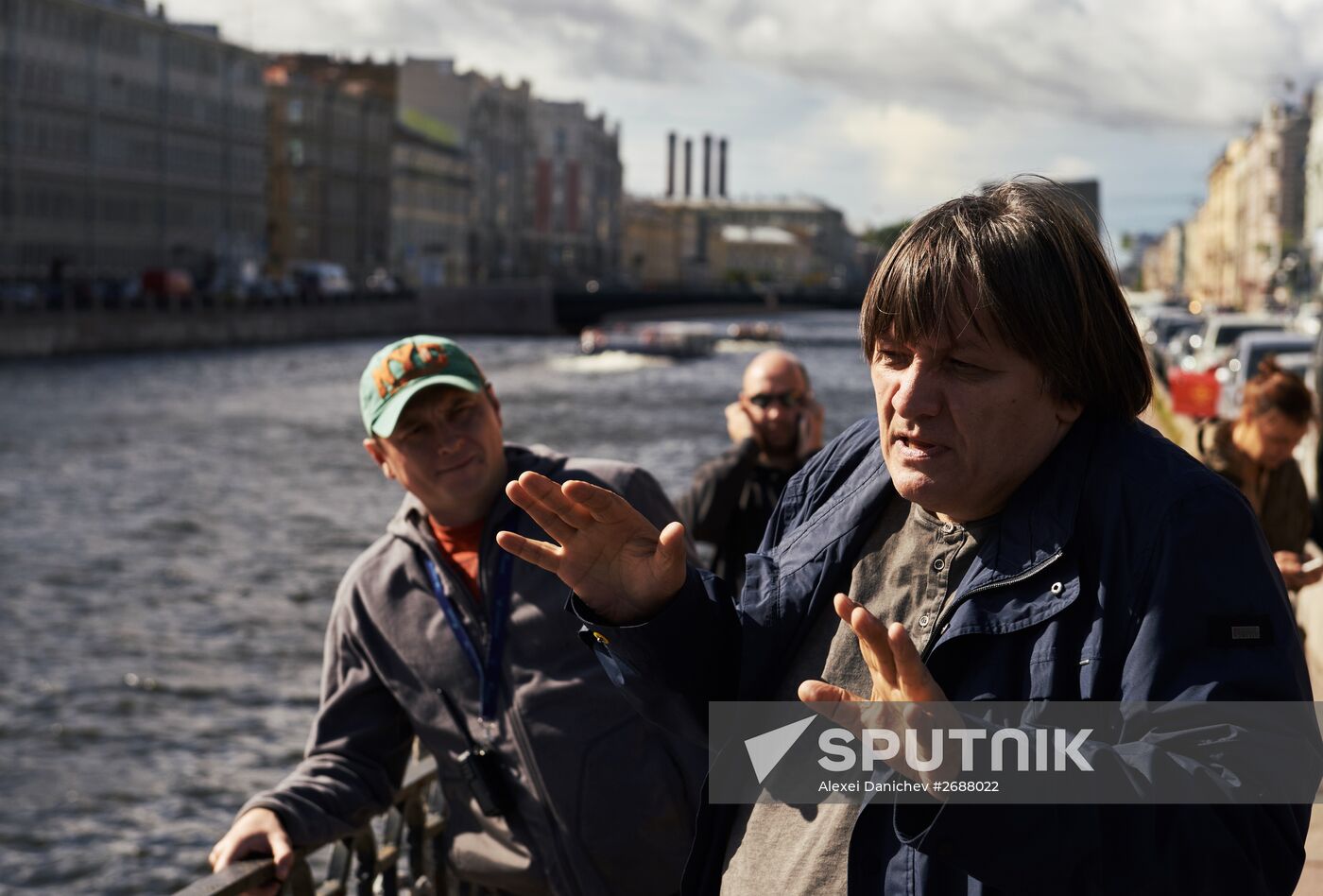 Shooting of Alexander Veledinsky's "V Keiptaunskom Portu" ("In the Port of Cape Town")