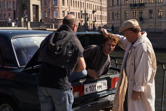 Shooting of Alexander Veledinsky's "V Keiptaunskom Portu" ("In the Port of Cape Town")