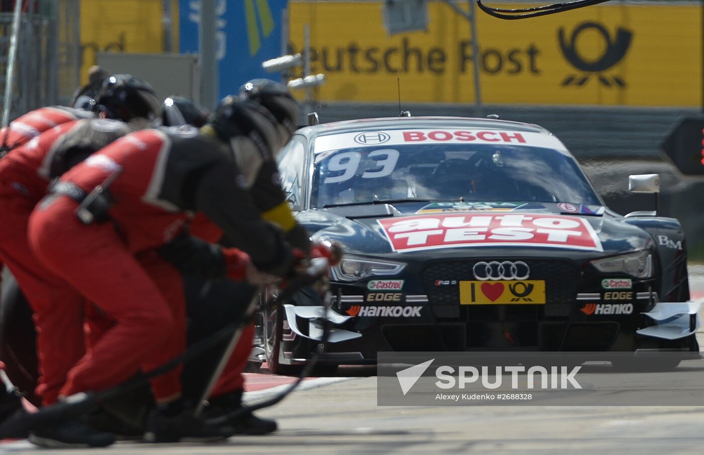 Auto racing. DTM. 6th stage. Day Three