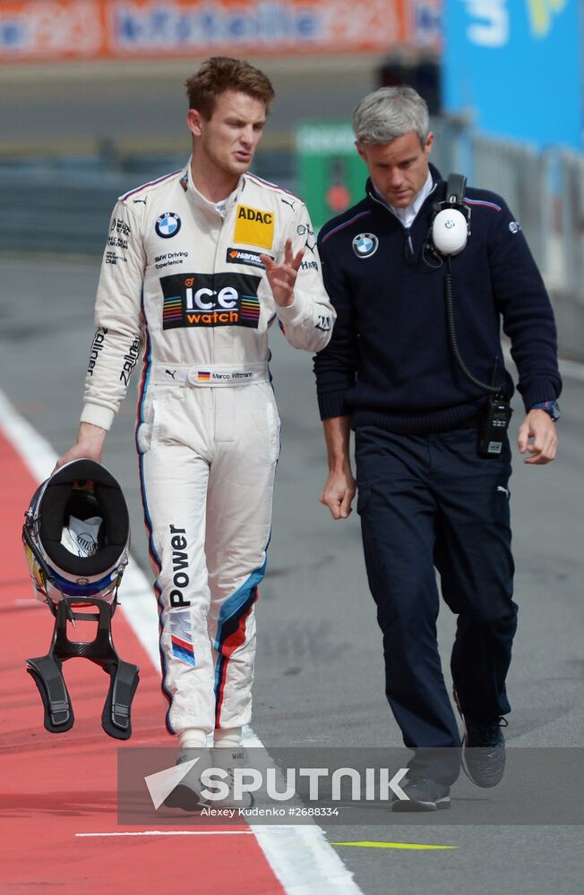 Auto racing. DTM. 6th stage. Day Three