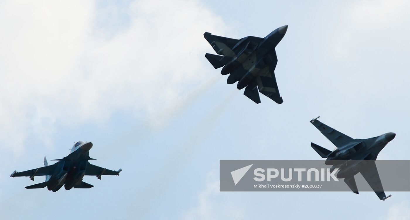 MAKS 2015 International Aviation and Space Salon closing day