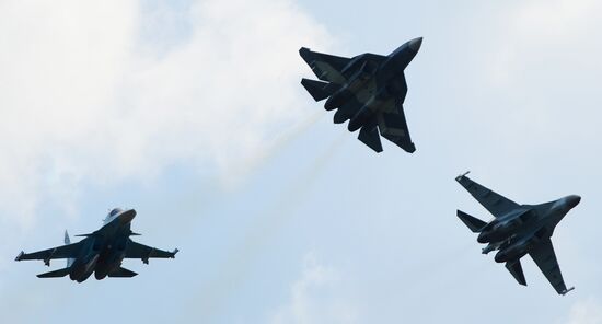 MAKS 2015 International Aviation and Space Salon closing day