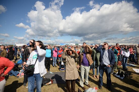 MAKS 2015 International Aviation and Space Salon closing day