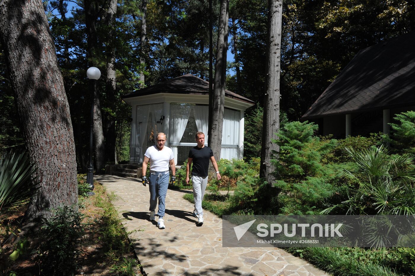 Meeting of President Vladimir Putin and Prime Minister Dmitry Medvedev in Sochi