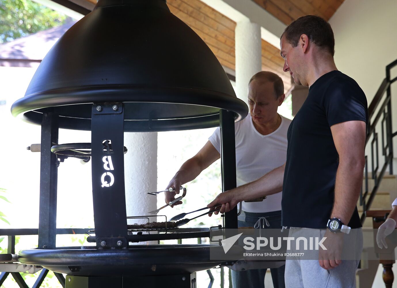 Meeting of President Vladimir Putin and Prime Minister Dmitry Medvedev in Sochi