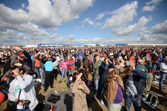 MAKS 2015 International Aviation and Space Salon closing day