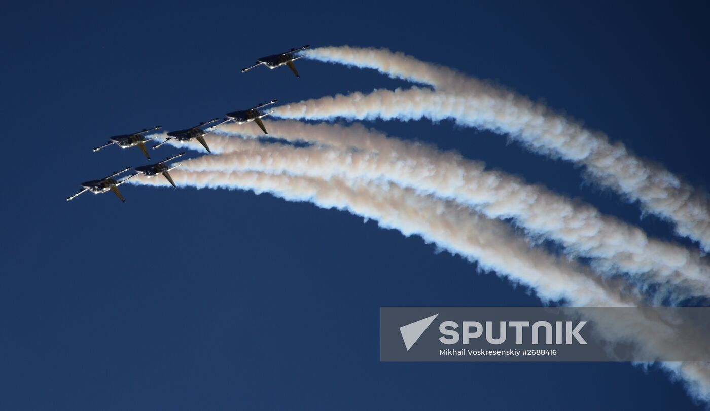 MAKS 2015 International Aviation and Space Salon closing day