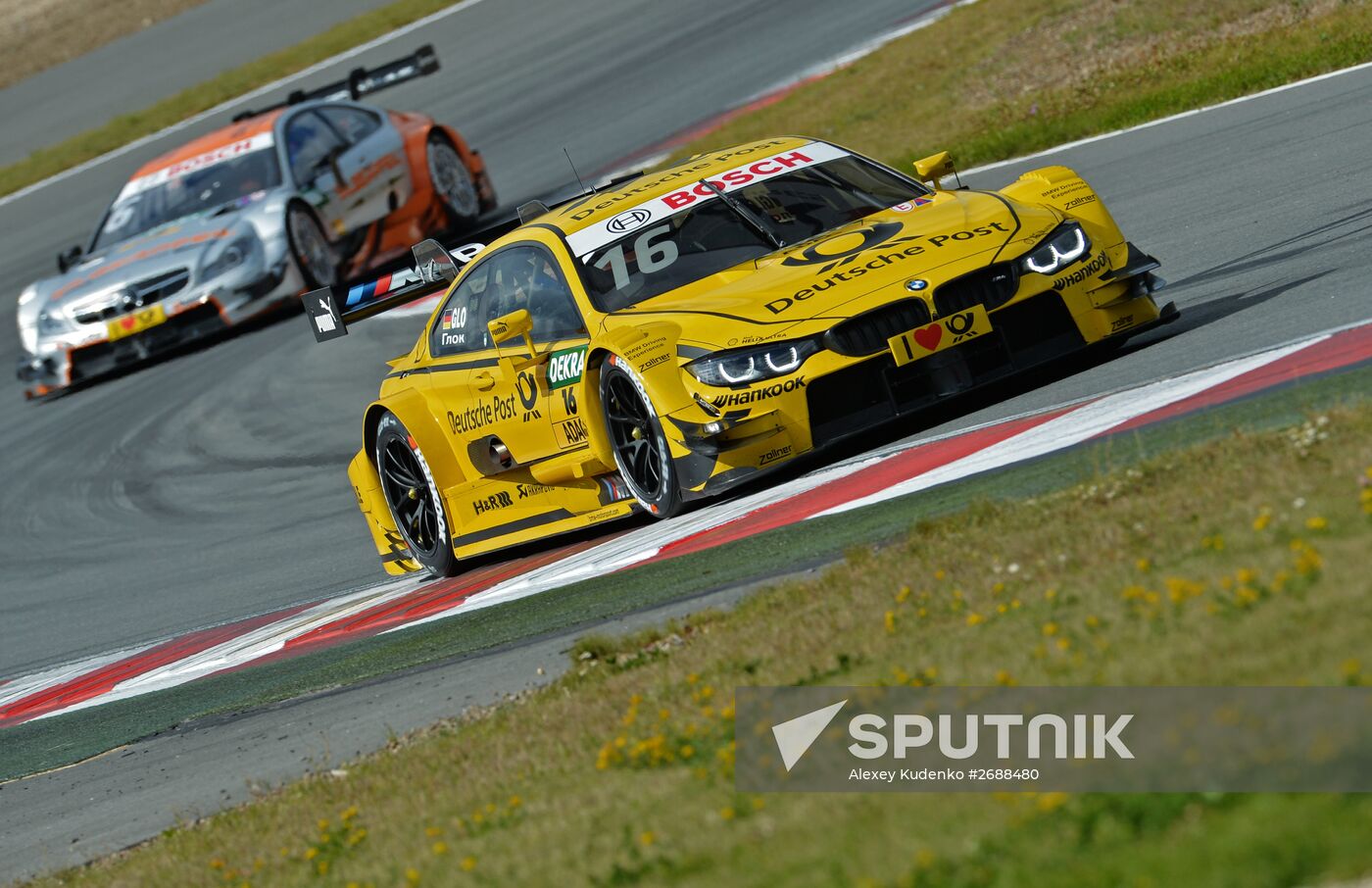 Auto racing. DTM. 6th stage. Day Three