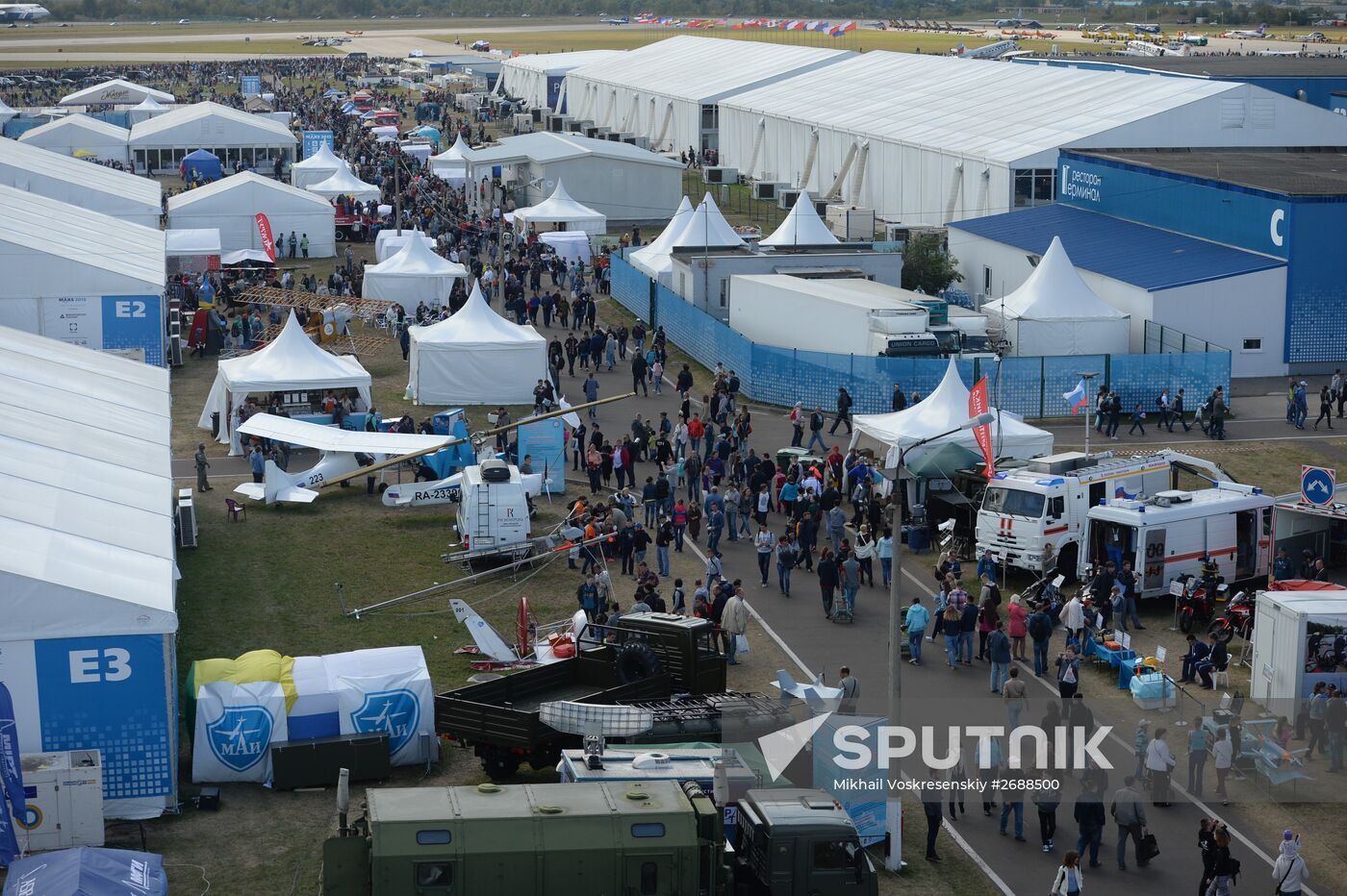 MAKS 2015 International Aviation and Space Salon closing day