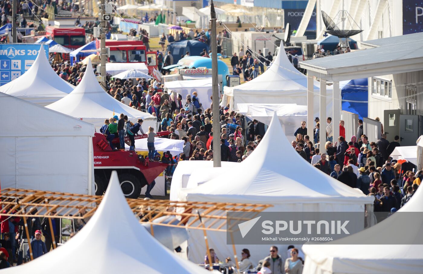 MAKS 2015 International Aviation and Space Salon closing day