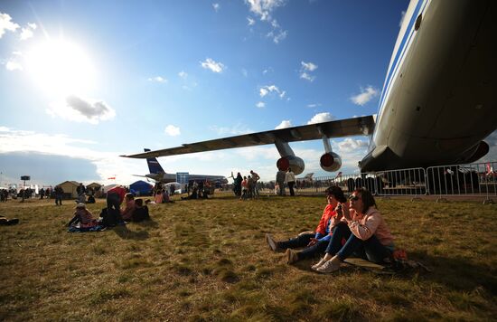 MAKS 2015 International Aviation and Space Salon closing day