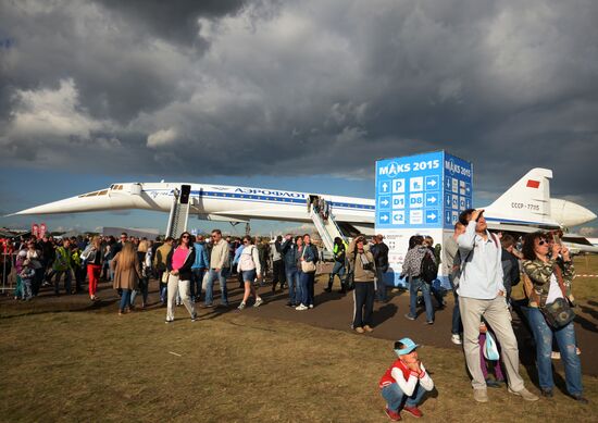 MAKS 2015 International Aviation and Space Salon closing day