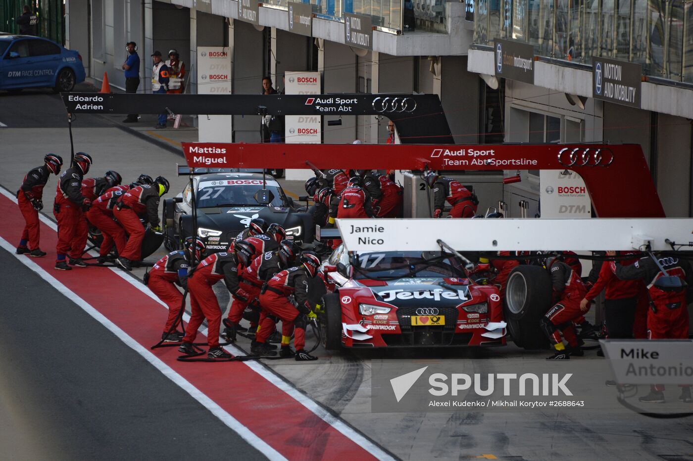 Auto racing. DTM. 6th stage. Day Three