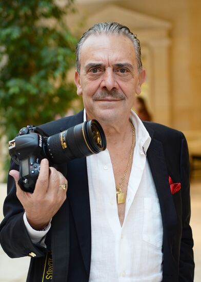 Photographer Rino Barillari and fashion historian Mara Parmegiani visit Moscow