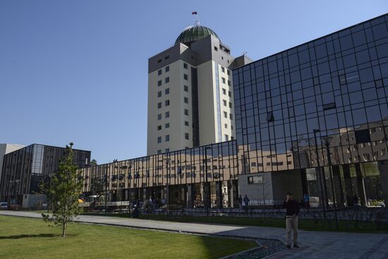 Preparation for opening of Novosibirk State University