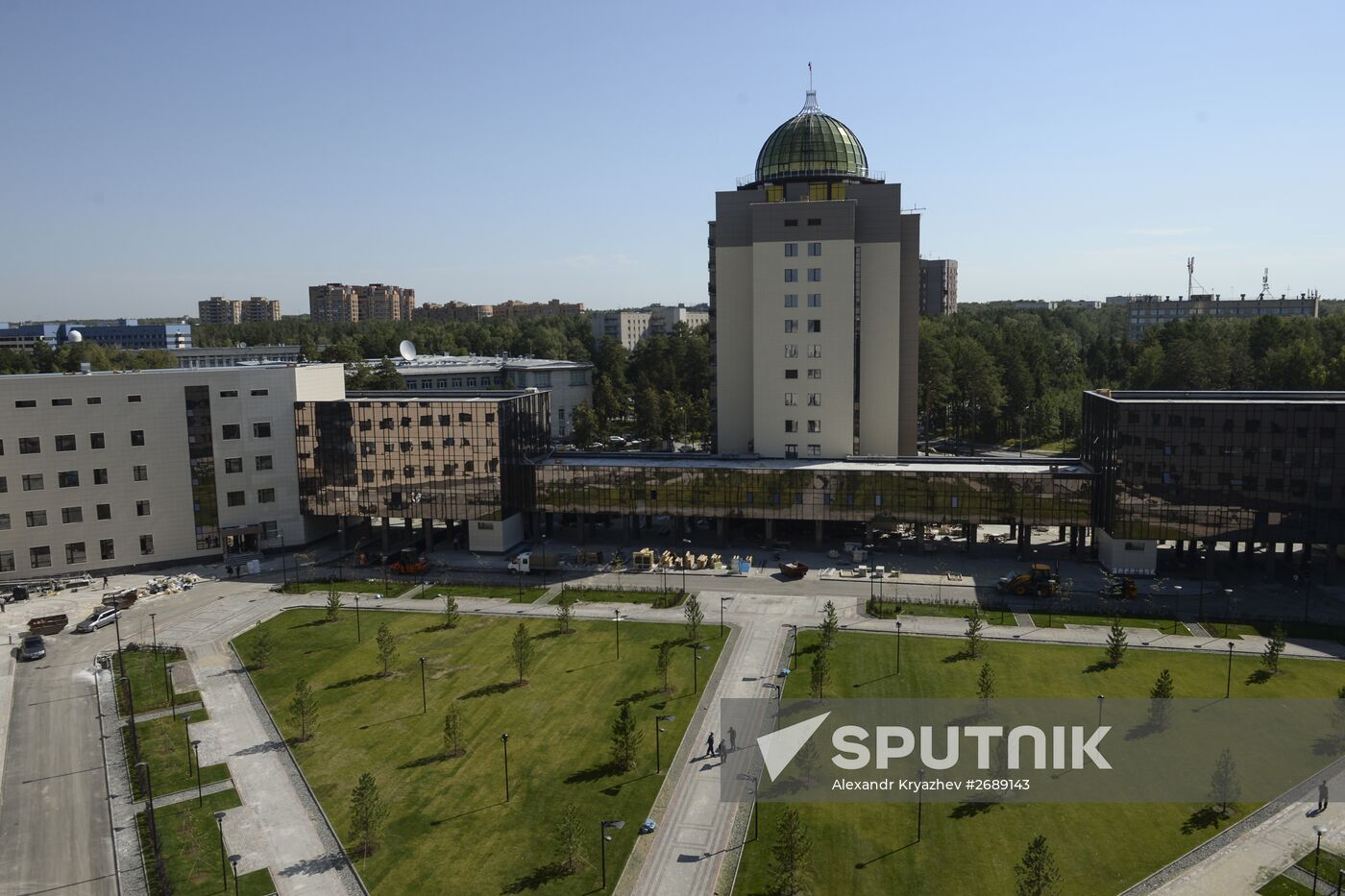Preparation for opening of Novosibirk State University