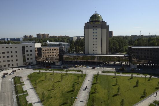 Preparation for opening of Novosibirk State University