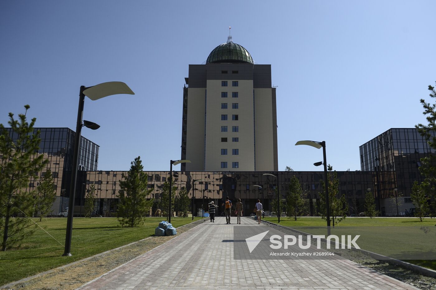 Preparation for opening of Novosibirk State University