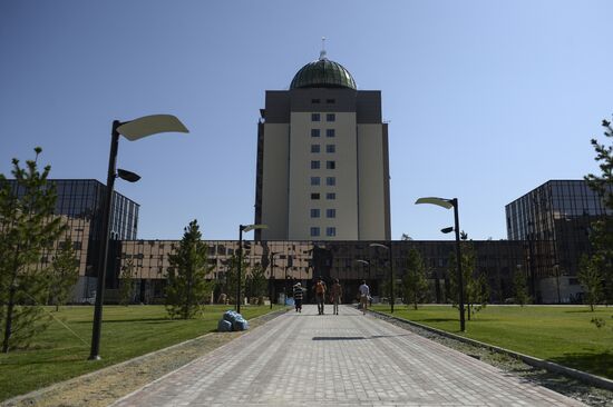 Preparation for opening of Novosibirk State University
