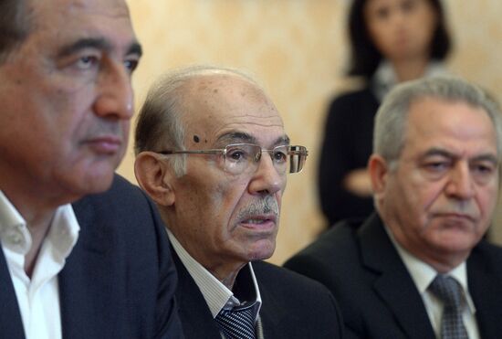 Russian Foreign Minister Lavrov meets with members of group monitoring implementation of decisions following inter-Syrian consultations
