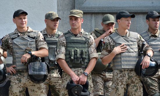 Protest rallies in Kiev