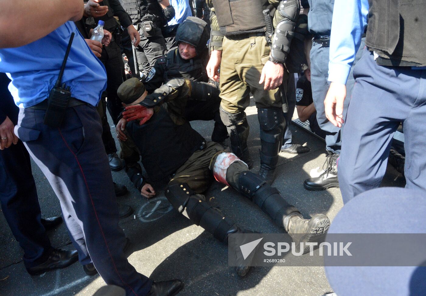 Protest rallies in Kiev