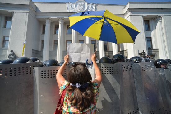 Protest rallies in Kiev
