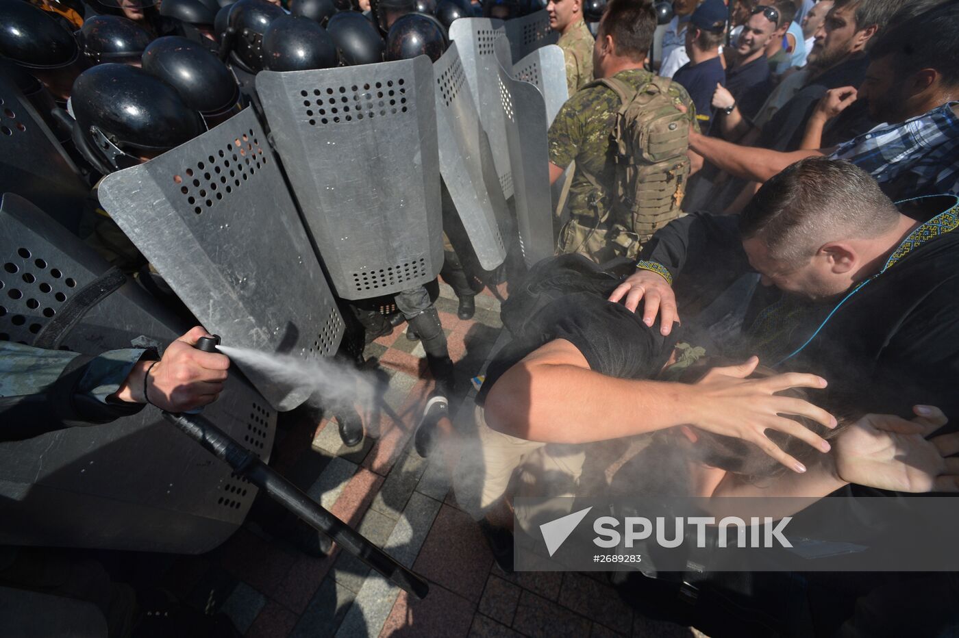 Protest rallies in Kiev