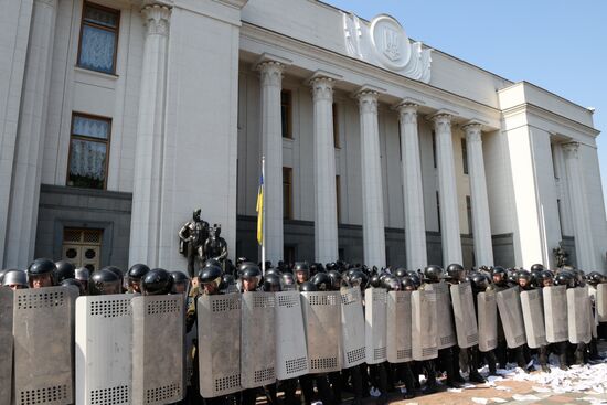 Protest rallies in Kiev