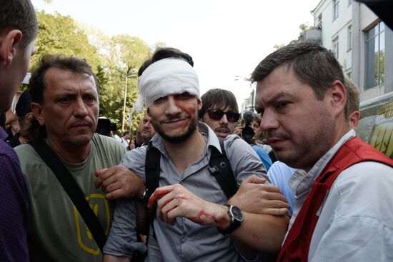 Protest rallies in Kiev