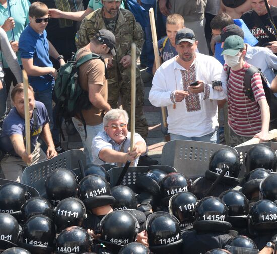 Protest rallies in Kiev