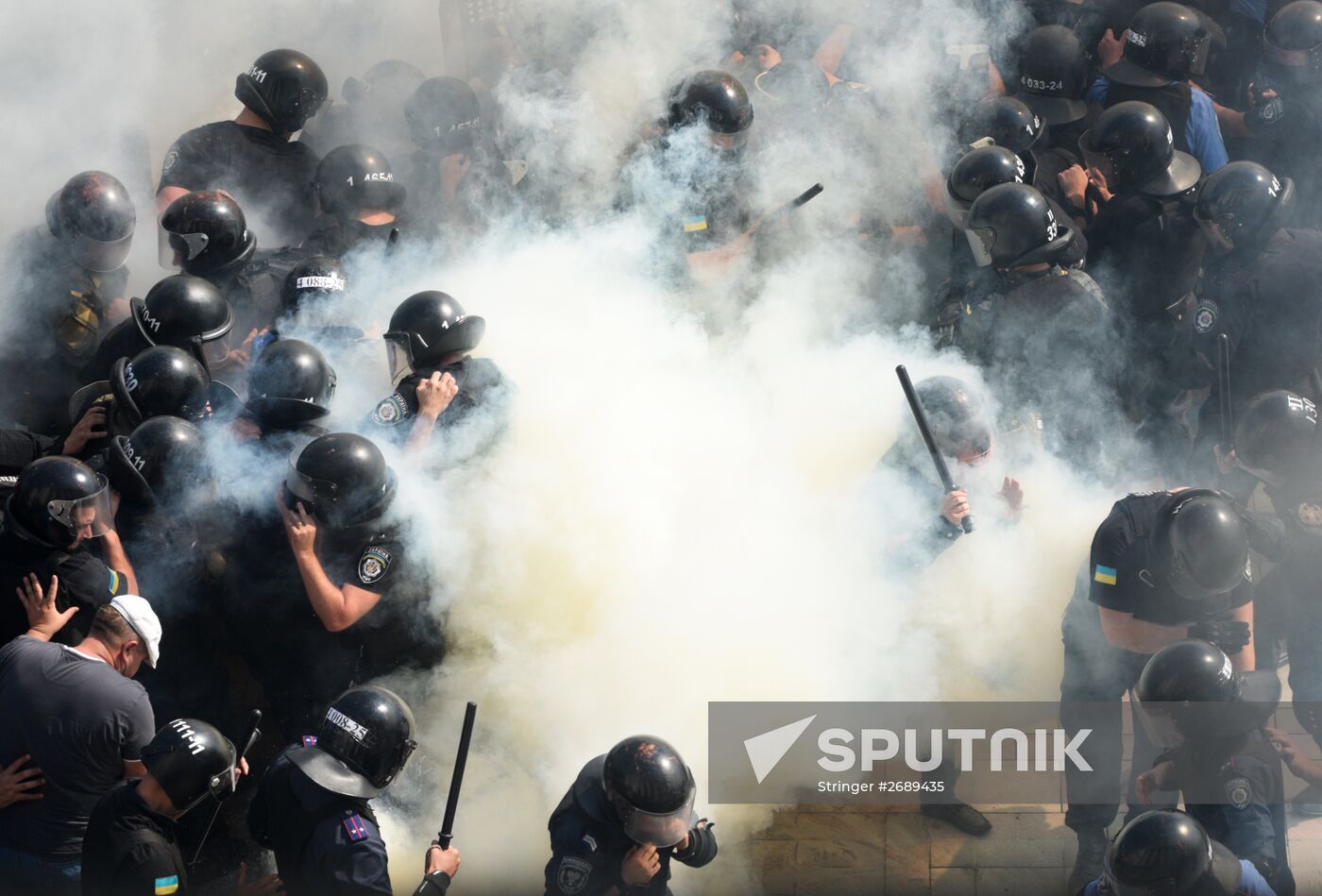 Protest rallies in Kiev