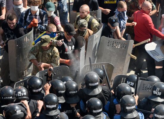 Protest rallies in Kiev