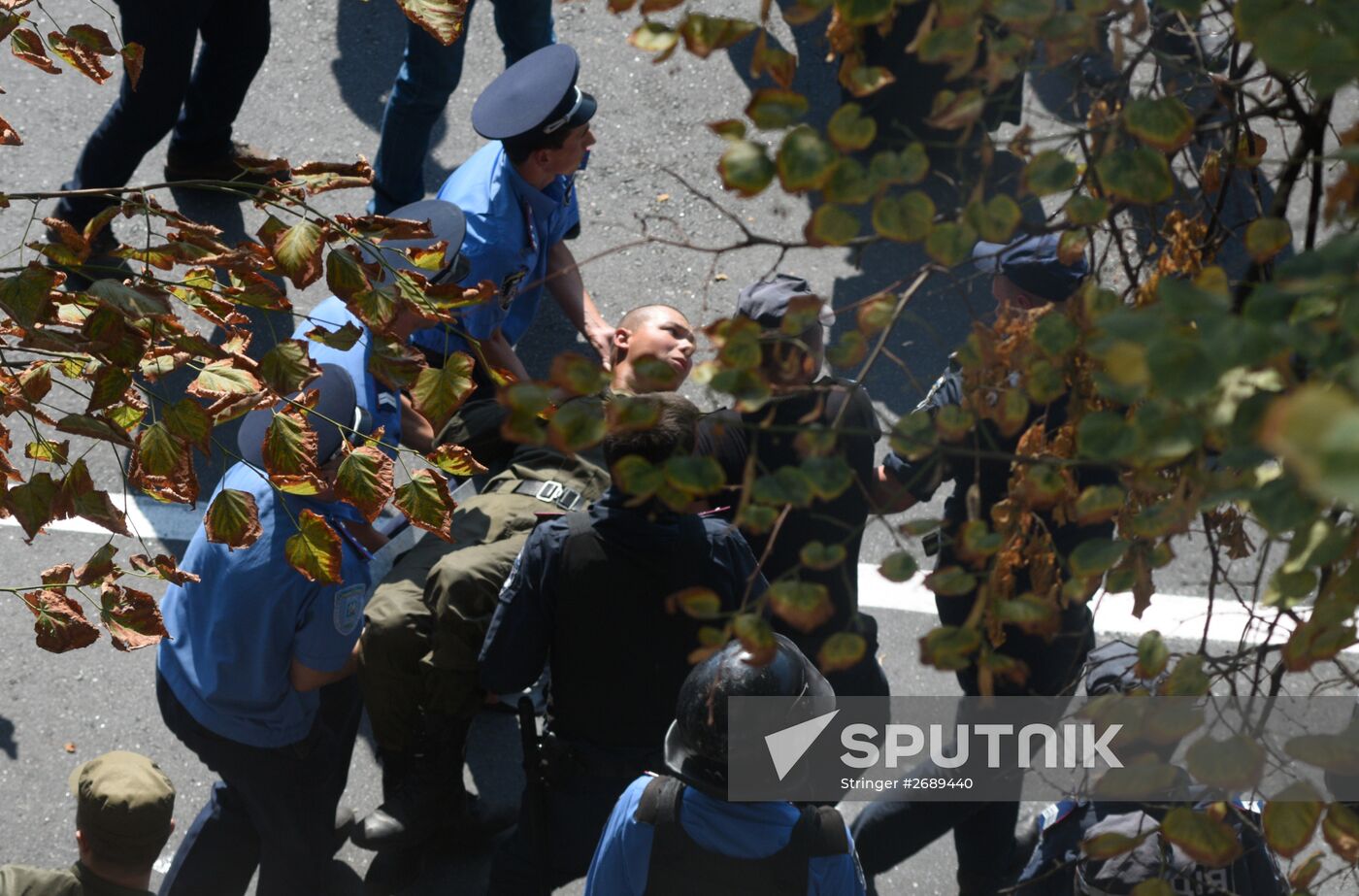 Protest rallies in Kiev