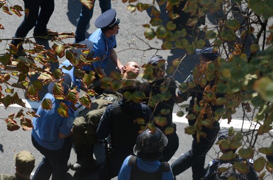 Protest rallies in Kiev