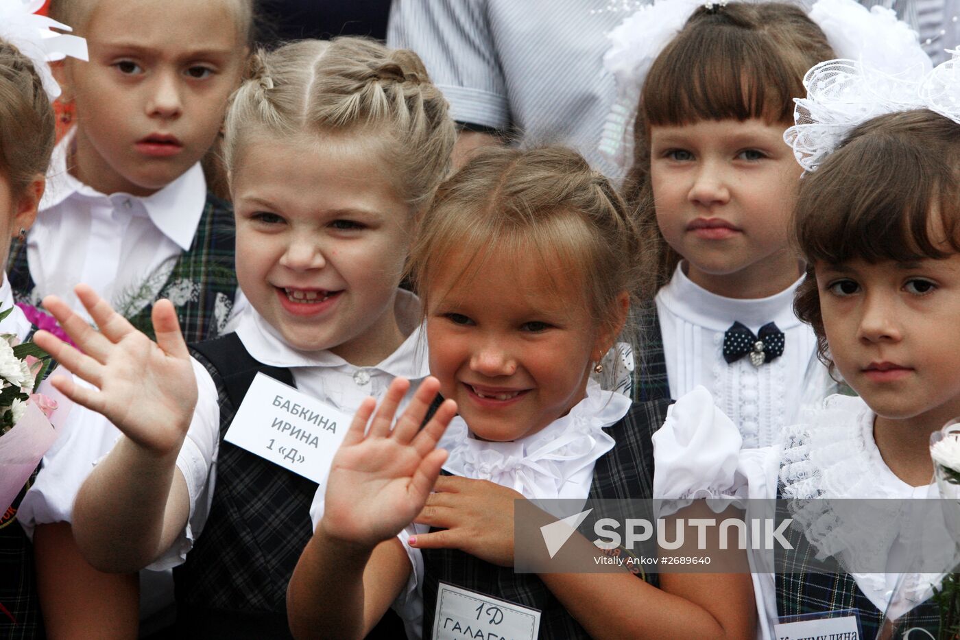 Academic year begins at Russian schools