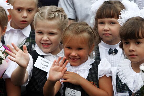 Academic year begins at Russian schools