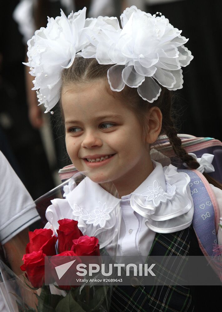 Academic year begins at Russian schools