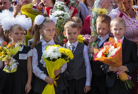 Academic year begins at Russian schools